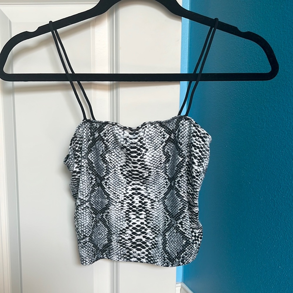 Snake Print Tank Top